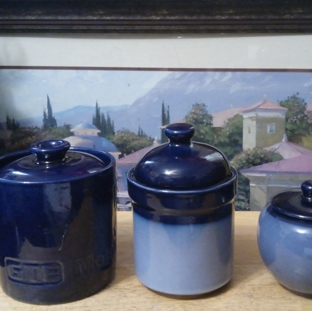 Rare Edith Heath ceramics mid-century jar,1990 Vintage GTE Mobilnet Stoneware.🛍 - Picture 15 of 16